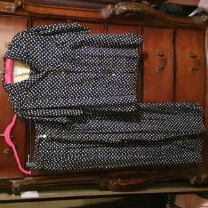 Espirit Polka Dot 2pc Pantset sz Med